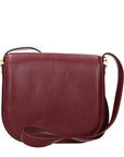 Jil Sander Red Leather Crossbody Bag