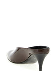 Gucci Bordeaux Calfskin Mid Heel Pumps