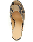 Magda Butrym Brown Calfskin Wedge Sandals