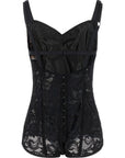 Dolce & Gabbana Black Polyamide Bodysuit