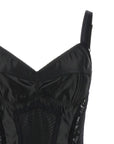 Dolce & Gabbana Black Polyamide Bodysuit