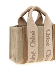 Chloé Multicolor Linen Handbag