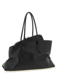 The Attico Black Calfskin Shoulder Bag