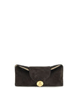 Versace Brown Calf Leather Bos Taurus Shoulder Bag