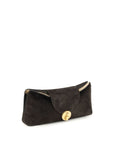 Versace Brown Calf Leather Bos Taurus Shoulder Bag