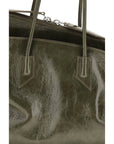 The Attico Bicolor Calf Leather Bos Taurus Shoulder Bag