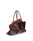 The Attico Bordeaux Calf Leather Bos Taurus Shoulder Bag