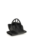 The Attico Black Calf Leather Bos Taurus Handbag