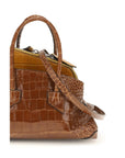 The Attico Brown Calf Leather Bos Taurus Handbag
