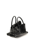 The Attico Black Calf Leather Bos Taurus Handbag