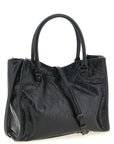 Balenciaga Black Lamb Leather Tote Bag
