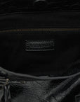 Balenciaga Black Lamb Leather Tote Bag