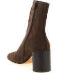 MM6 Maison Margiela Brown Cowhide Ankle Boots