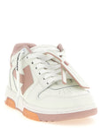 Off-White Multicolor Calfskin Athletic Sneakers