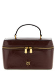 PINKO Brown Calfskin Handbag