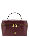 PINKO Bordeaux Calfskin Handbag
