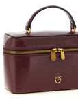 PINKO Bordeaux Calfskin Handbag