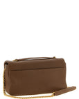 PINKO Brown Lamb Leather Shoulder Bag