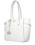 Michael Kors White Leather Shoulder Bag