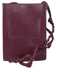 Jil Sander Purple Leather Crossbody Bag