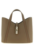 Furla Gray Calfskin Tote Bag