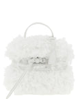 Moschino White Leather Handbag