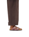 Birkenstock Multicolor Leather Flat Sandals