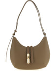 Furla Beige Calfskin Shoulder Bag
