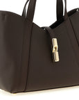 Furla Brown Calfskin Tote Bag
