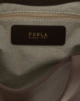 Furla Brown Calfskin Tote Bag
