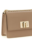Furla Beige Calfskin Crossbody Bag