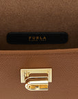 Furla Brown Calfskin Crossbody Bag