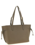 Furla Gray Calfskin Tote Bag