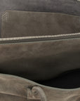 The Attico Gray Bovine Leather Shoulder Bag