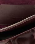 The Attico Purple Bovine Leather Shoulder Bag