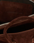 The Attico Brown Bovine Leather Handbag