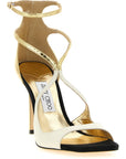 Jimmy Choo Multicolor Leather Stiletto Heel Sandals