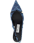 Jimmy Choo Multicolor Tencel Mid Heel Pumps