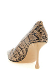 Jimmy Choo Brown Leather High Heel Pumps
