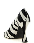 Moschino Bicolor Calfskin High Heel Pumps
