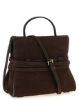 Moschino Brown Calfskin Handbag