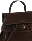 Moschino Brown Calfskin Handbag