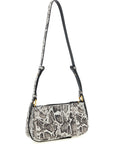 PINKO Gray Calfskin Crossbody Bag