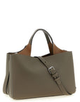 Tod's Gray Calfskin Handbag