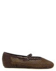 LE SILLA Brown Polyamide Ballet Flats
