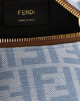Fendi Blue Cotton Handbag