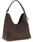 Furla Brown Calfskin Shoulder Bag