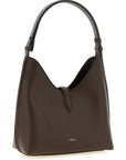 Furla Brown Calfskin Shoulder Bag