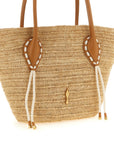 Christian Louboutin Beige Raffia Tote Bag