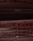Tom Ford Bordeaux Calfskin Clutch Bag